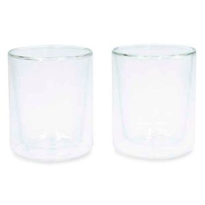 Vaso Ambiente Gourmet Doble Pared 270ml x2 Und