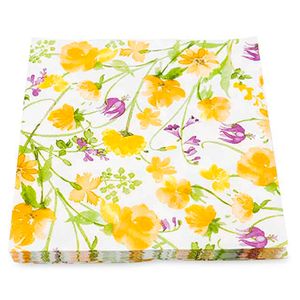 Servilletas Ambiente Gourmet Flores Papel