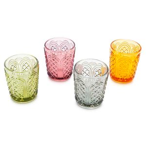 Vasos Ambiente Gourmet Toledo Vidrio x4 Und