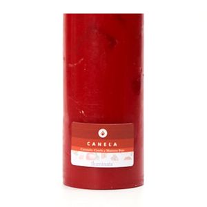 Vela Iluminata Pilar Canela 140grs