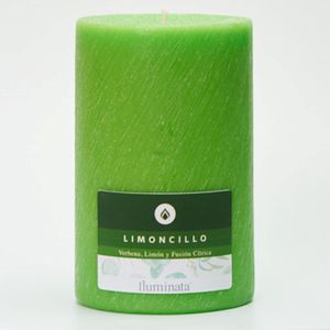 Vela Iluminata Pilar Limoncillo 140grs