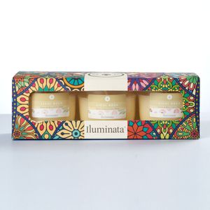 Kit Vaso Acrílico 66 x 3 Und Lichie Rosa Iluminata