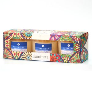 Kit Vaso Acrílico 66 x 3 Und Serenidad Iluminata