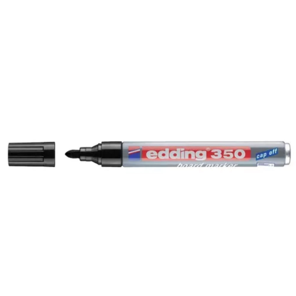Marcador Edding Borrable Recargable Negro 350