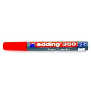 Marcador Edding Borrable Recargable Rojo 350