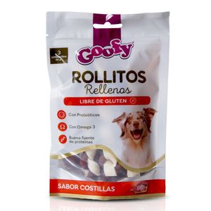 Snack Perro Rollitos Rellenos Costilla Goofy 60grs