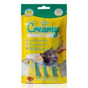 Snack Húmedo Gatos Light Creamy Fellini 60grs