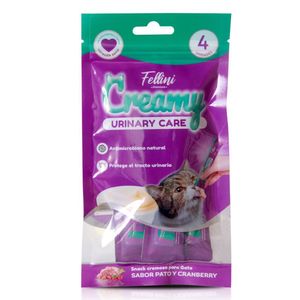 Snack Húmedo Gatos Urinary Care Creamy Fellini 60grs