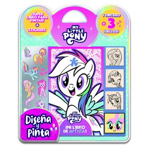 Libro Actividades Diseña y Pinta Sellos My Little Pony
