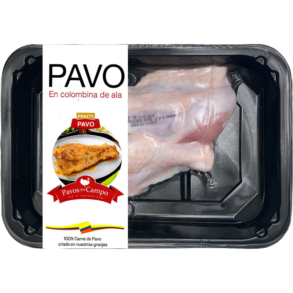 Colombina De Ala De Pavo Pavos Del Campo x600g