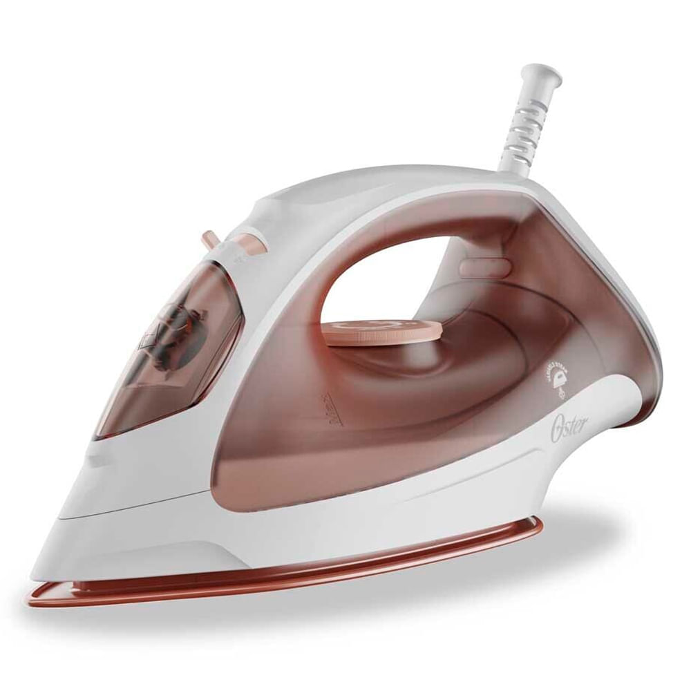 Plancha vapor antihaderente rosa