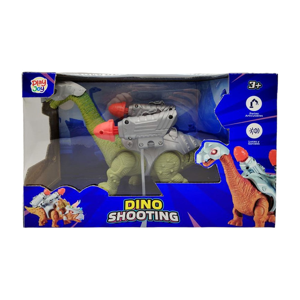 Dinosaurio Robot Play and Joy + Lanzador