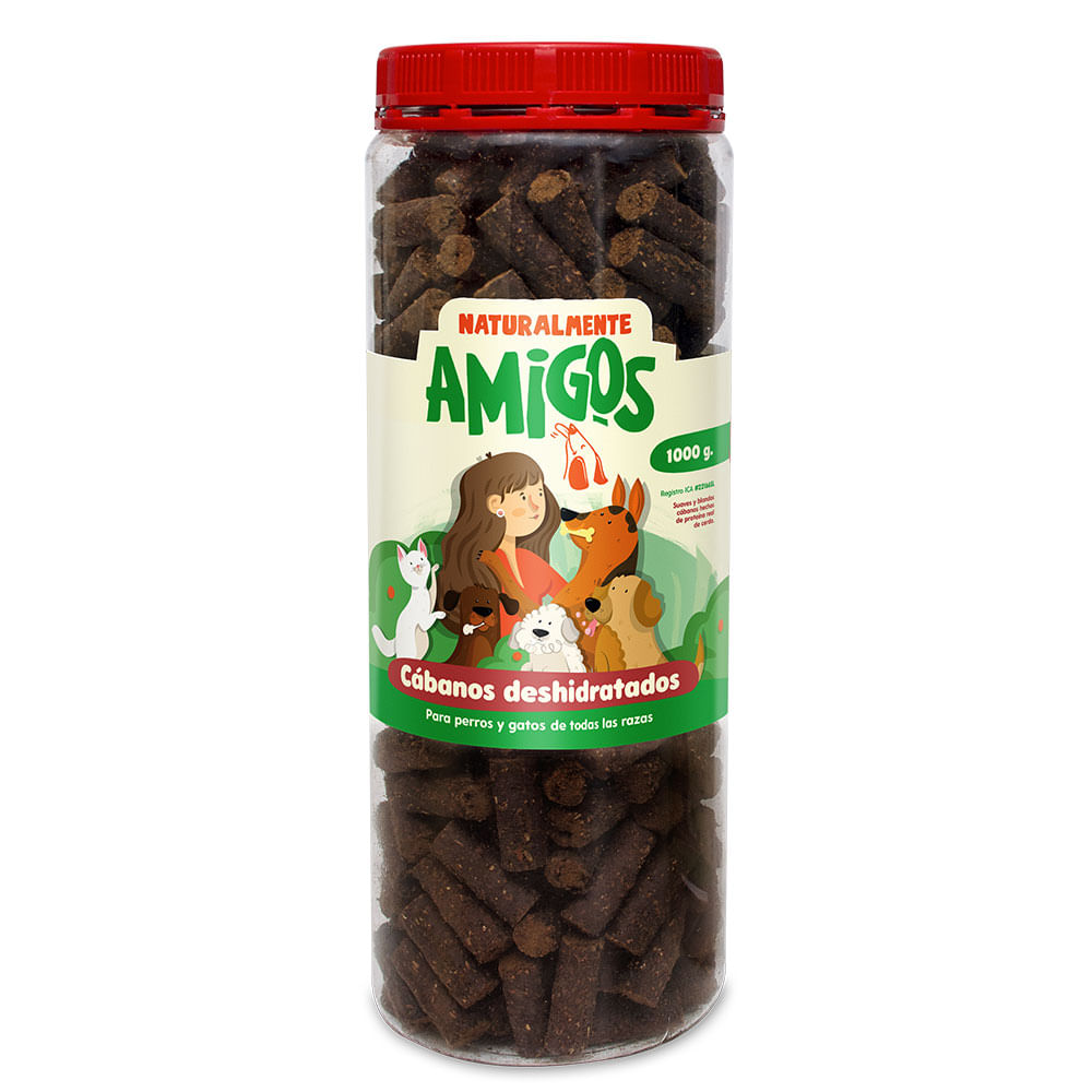 Cabanos deshidratados de Carne Perros 1.000g