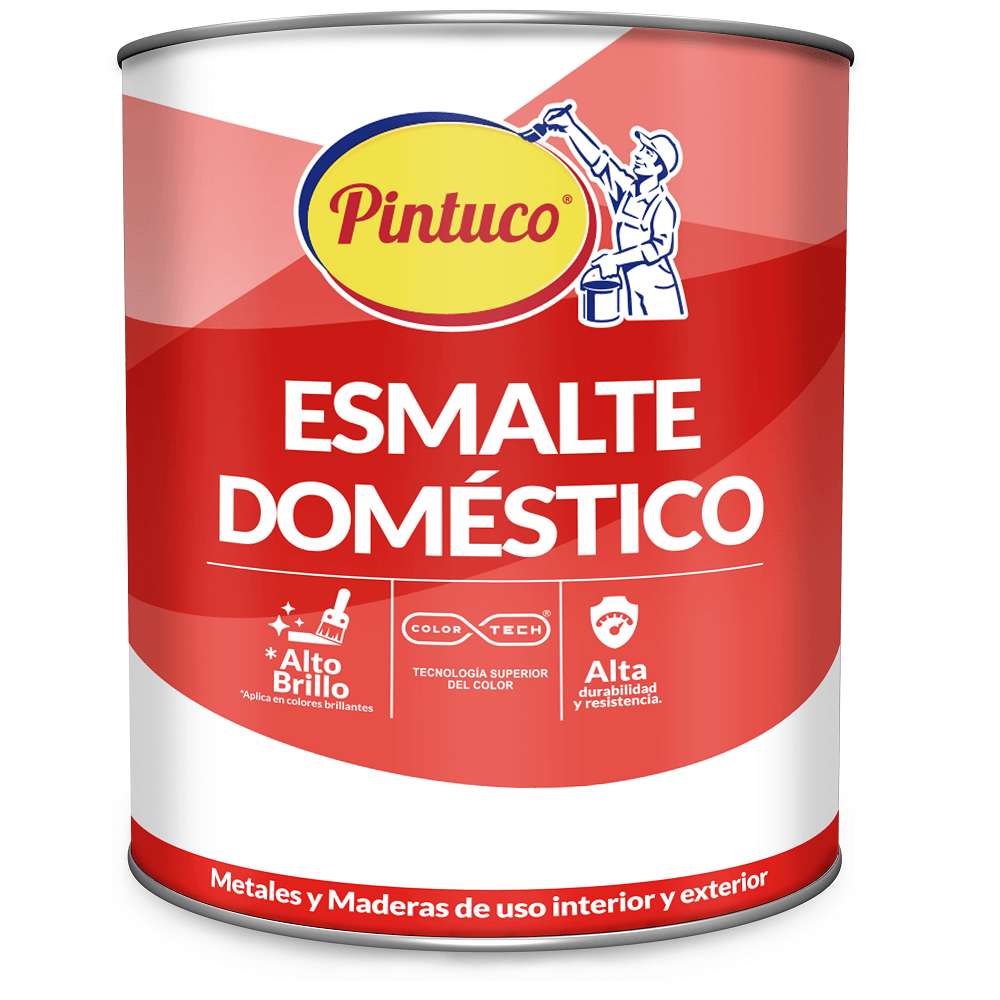 Esmalte Doméstico Acabado Superior Mate Negro x1 gal