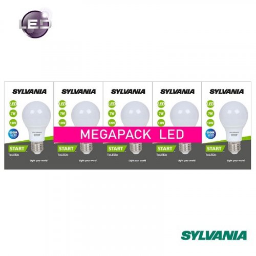 Bombillo Led 7w Luz Fría Pack x5 Sylvania Start