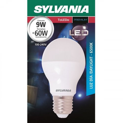Bombillo Led 9W 810 Lúmenes Luz Día E27 Sylvania