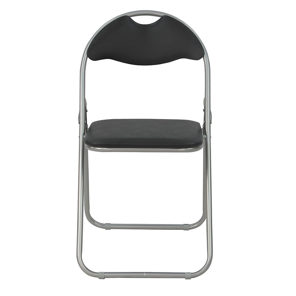 Silla Plegable Metal Auditorium Negro 2.0
