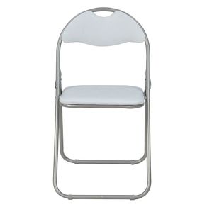 Silla Plegable Metal Auditorium Blanco 2.0