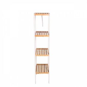 Repisa 4 niveles Bamboo 34x33x110cm Cotidiana