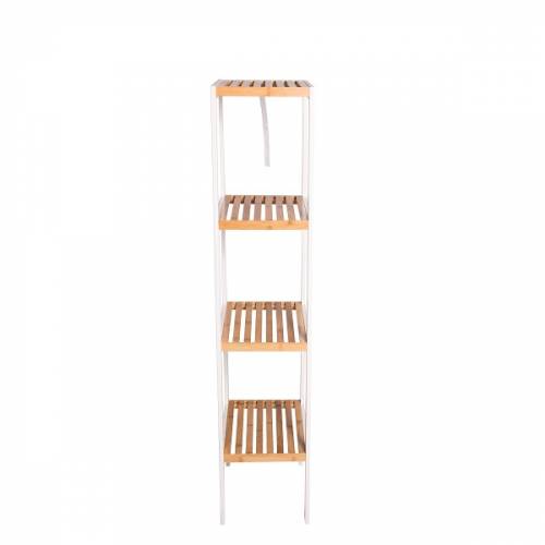Repisa 4 niveles Bamboo 34x33x110cm Cotidiana