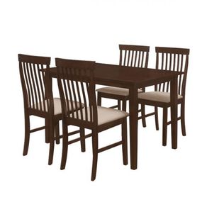 Comedor 4 Sillas Kota 120x80x74 Capuccino