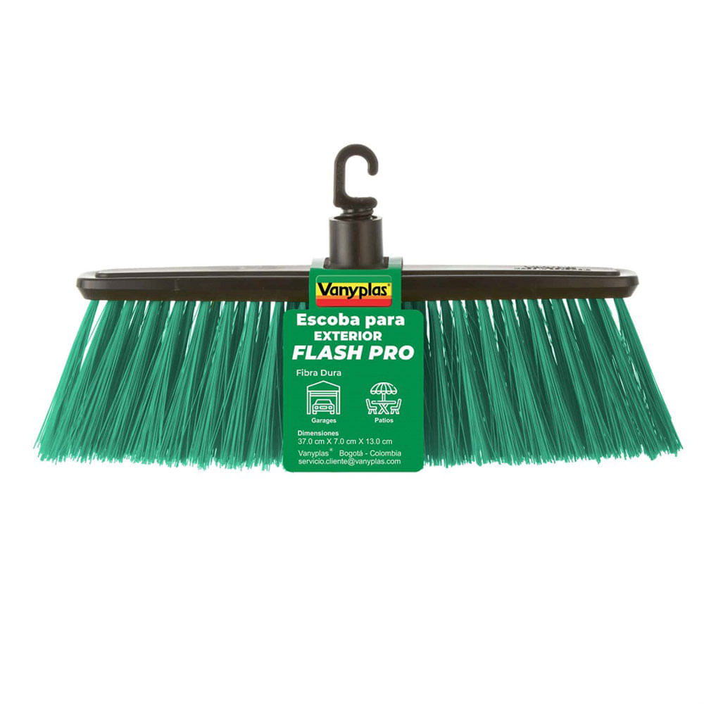 Repuesto de escoba negro/verde