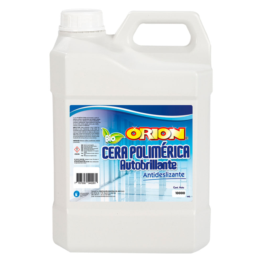 Cera Polimérica Autobrillante Antideslizante x10000 ml