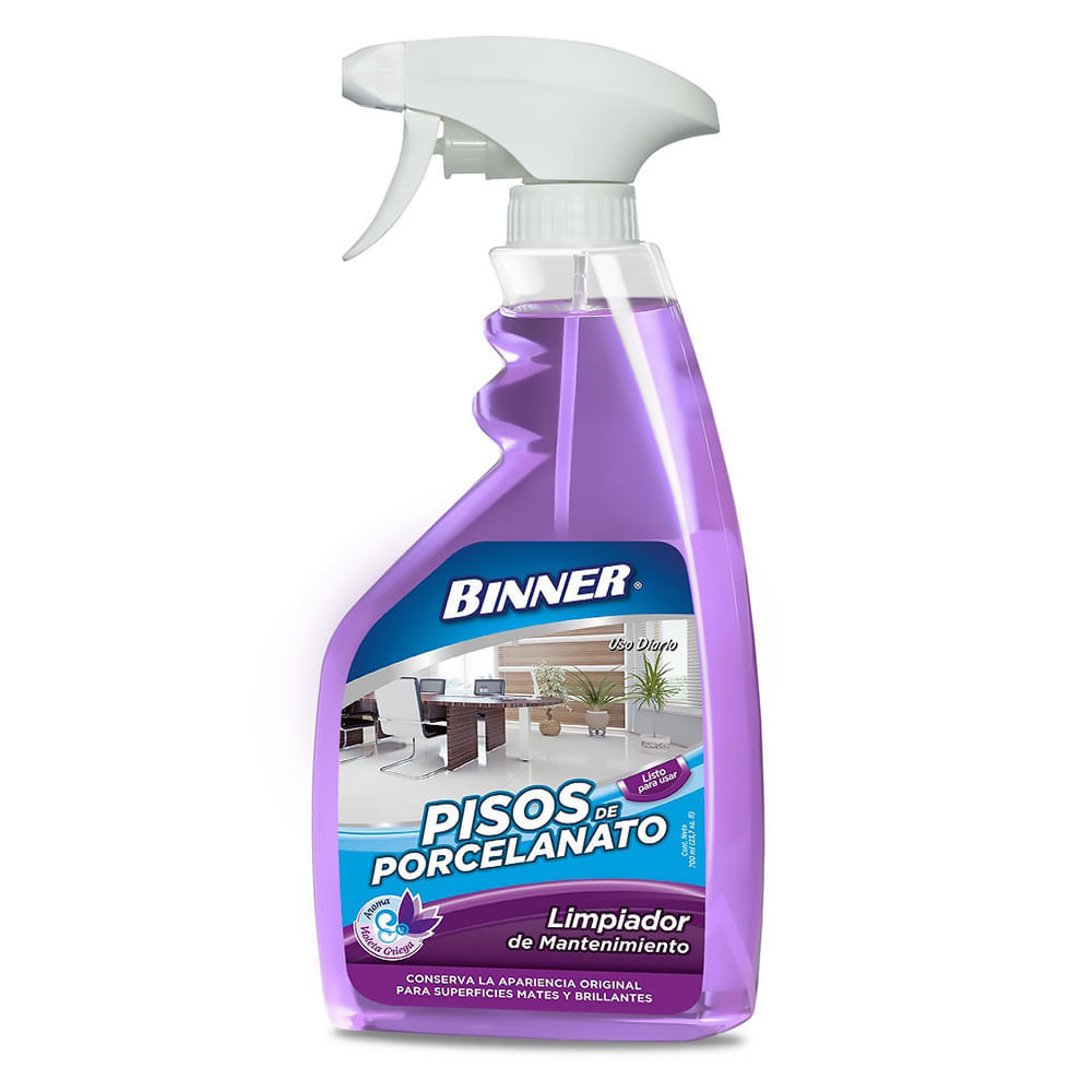 Limpiador de pisos de porcelanato x700ml Binner