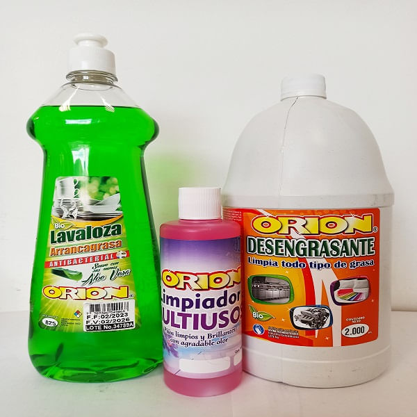 Pack Desengrasante 2000Ml + Lavaloza 800 Ml+ Multiusos 240 Ml