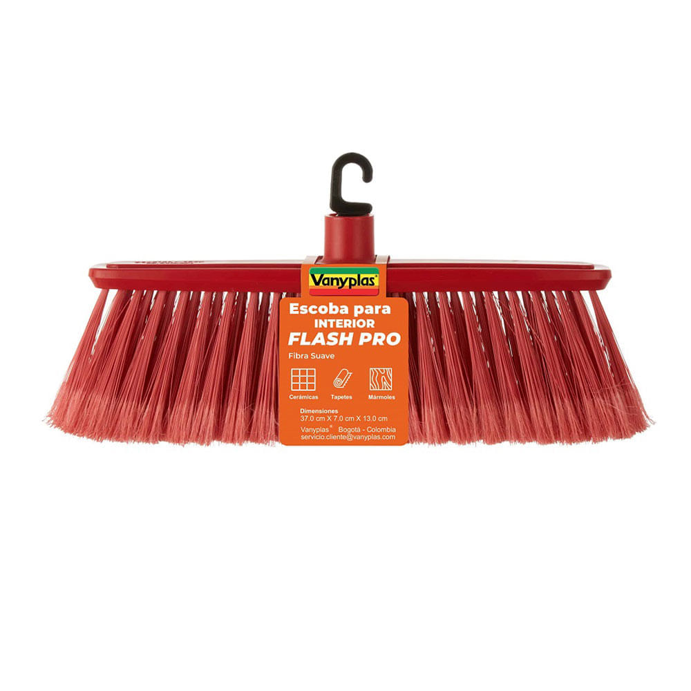 Repuesto de escoba flash pro interior roja Vanyplas