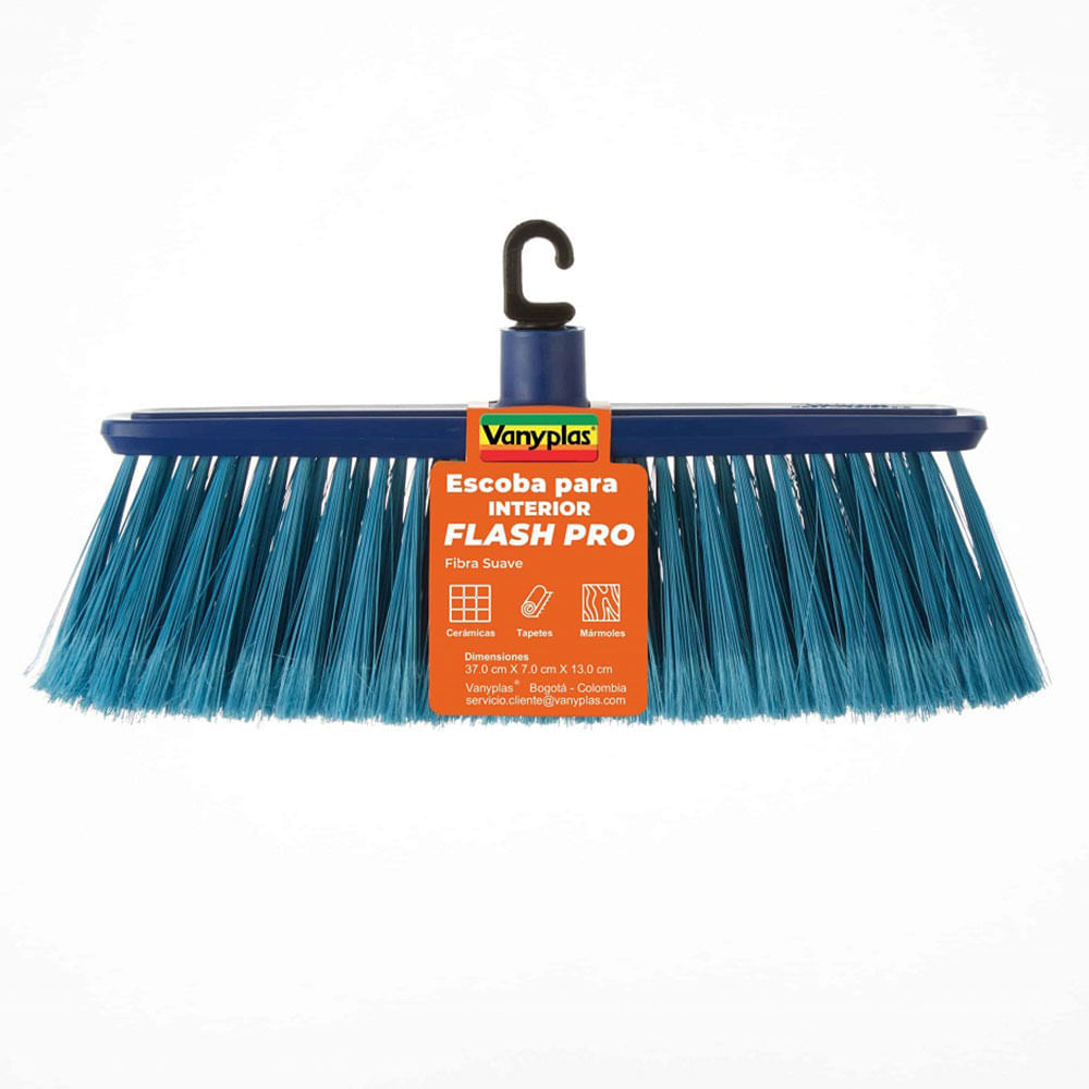 Repuesto de escoba flash pro interior azul Vanyplas