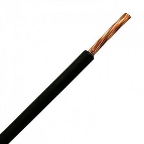 Cable Cobre N10 Negro 1 Mt .