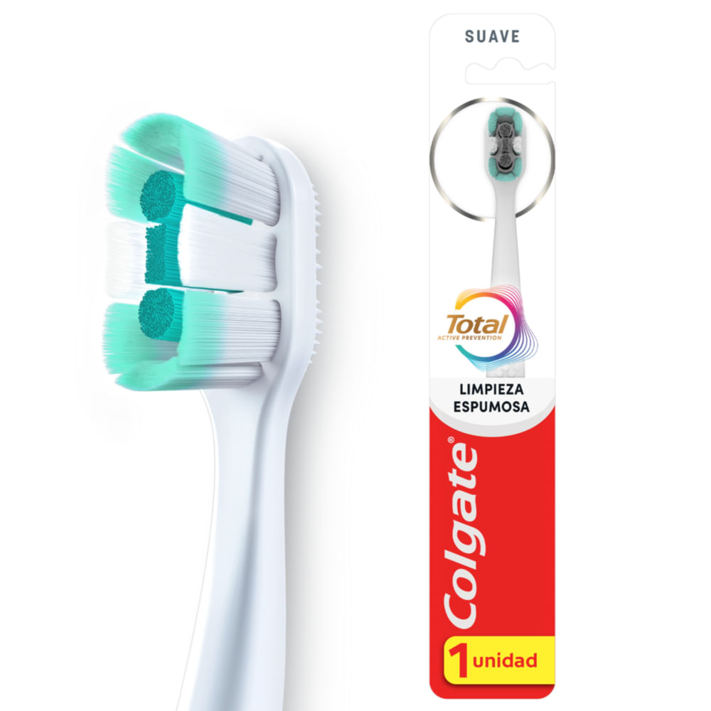 Cepillo de Dientes Colgate Total Prevención Activa Suave x1 Und