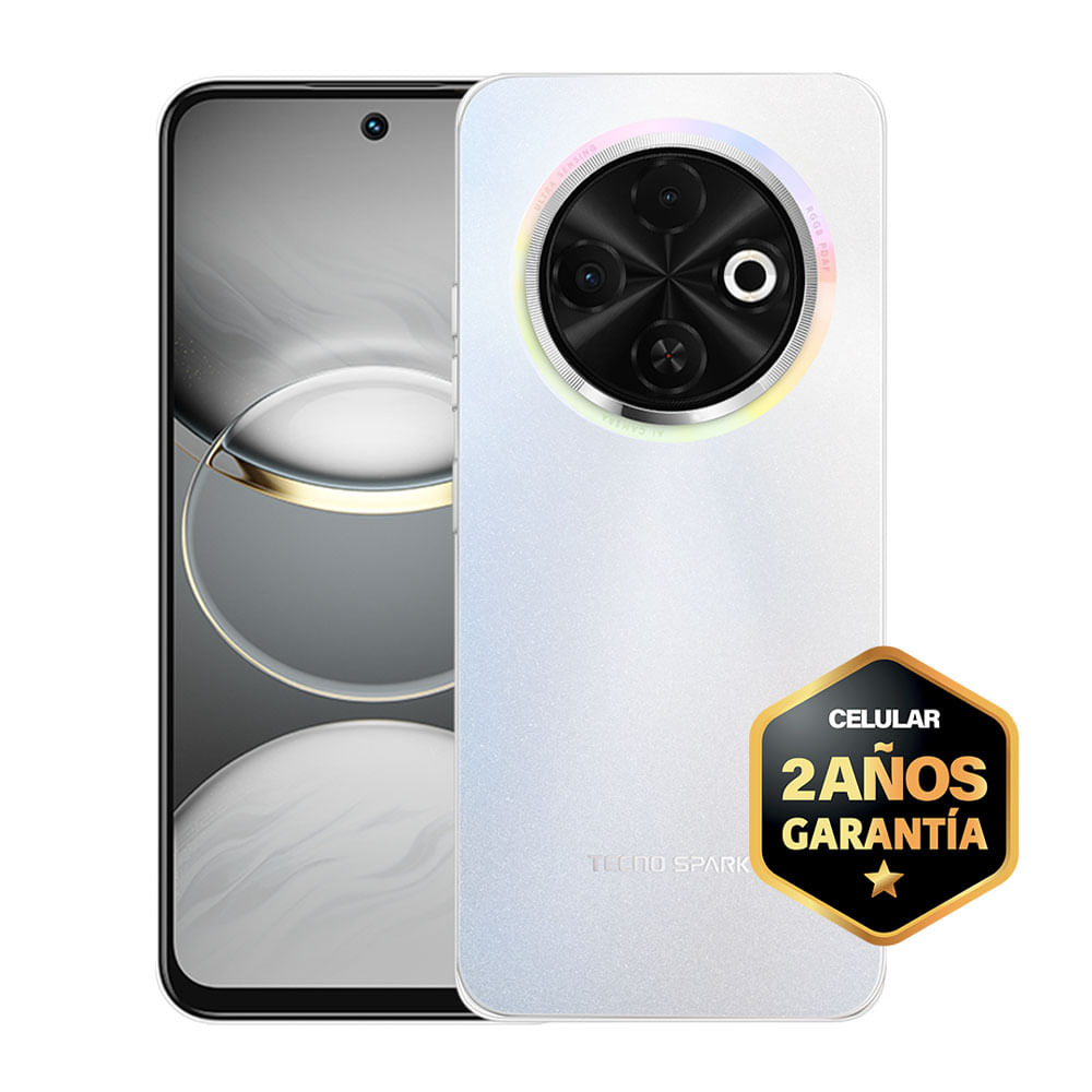 Celular Tecno Spark 30C 6.67" 256Gb Blanco