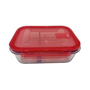 Contenedor Krea Hermético Vidrio División 1lt
