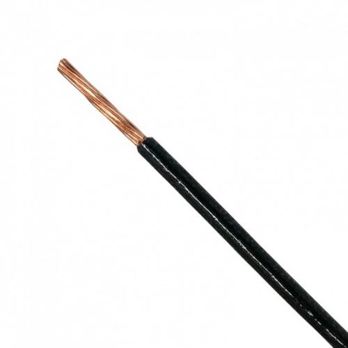 Cable Cobre N8 Negro 1 Mt .