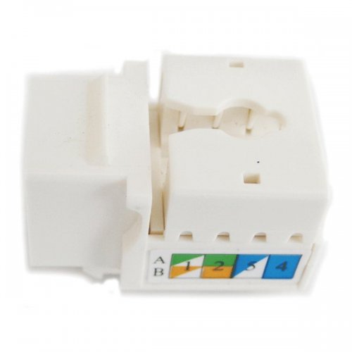 Modulo 438422 HL-KJ Tono Teclas Rj45 Categoría 6 Blanco