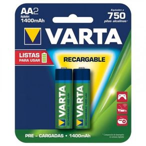 Pila Recargable Opp 1400mah AA-2 Varta