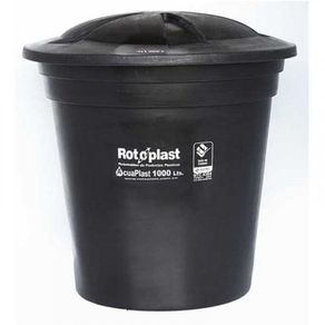 Tanque Acuaplast Unicapa Negro 1000 Lts Rotoplast