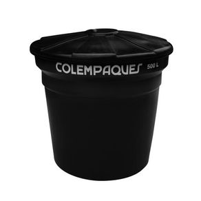 Tanque Agua Conico 500 Litros Negro Colempaques