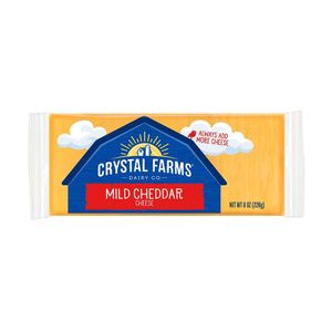 Queso Crystal Farms mild cheddar x227g
