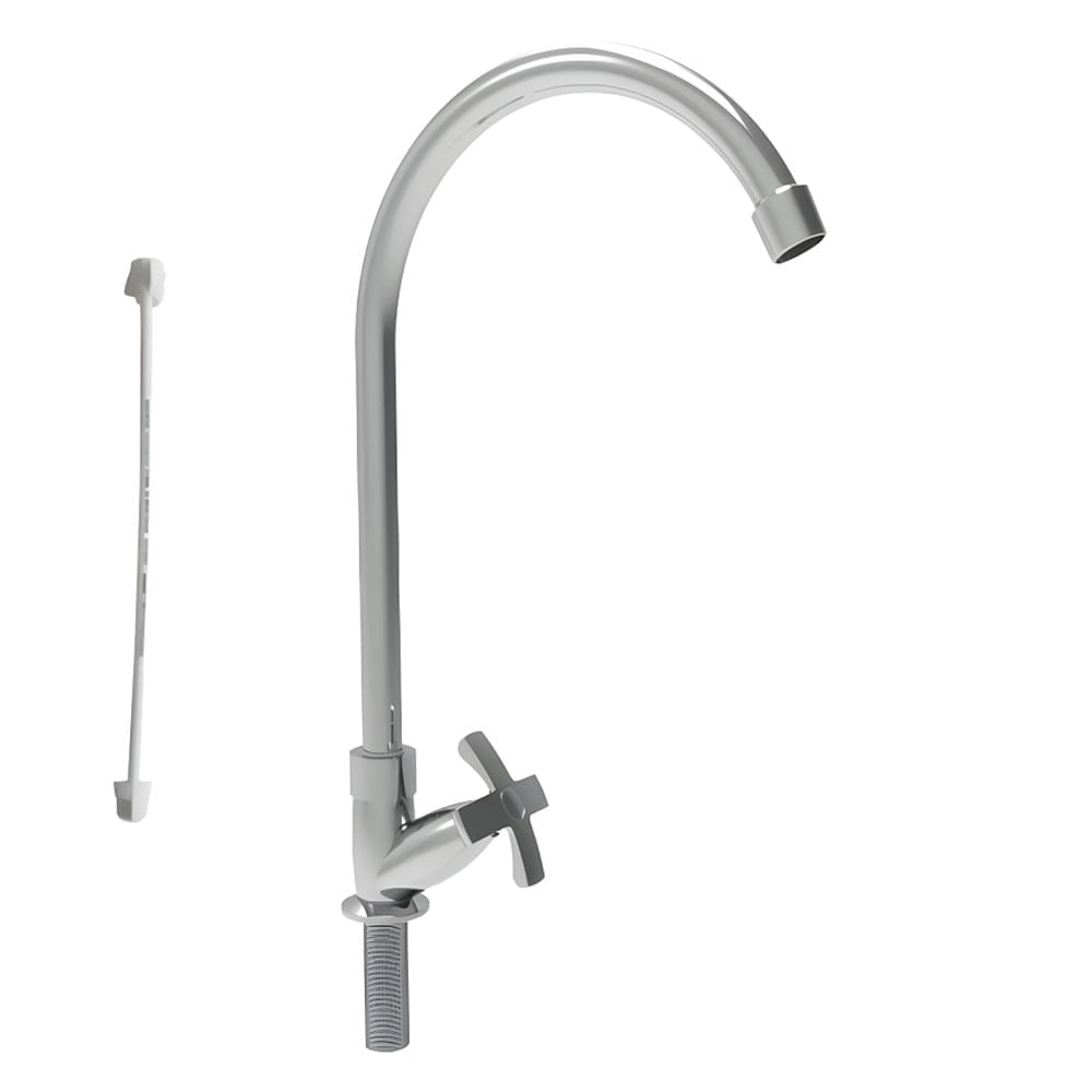 Grifería lavaplatos Lotta cromo Plumber