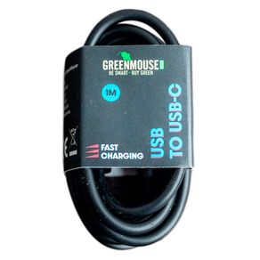 Cable USB a USB-C 100 cm negro Greenmouse