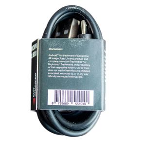 Cable data micro USB 100 cm negro Greenmouse