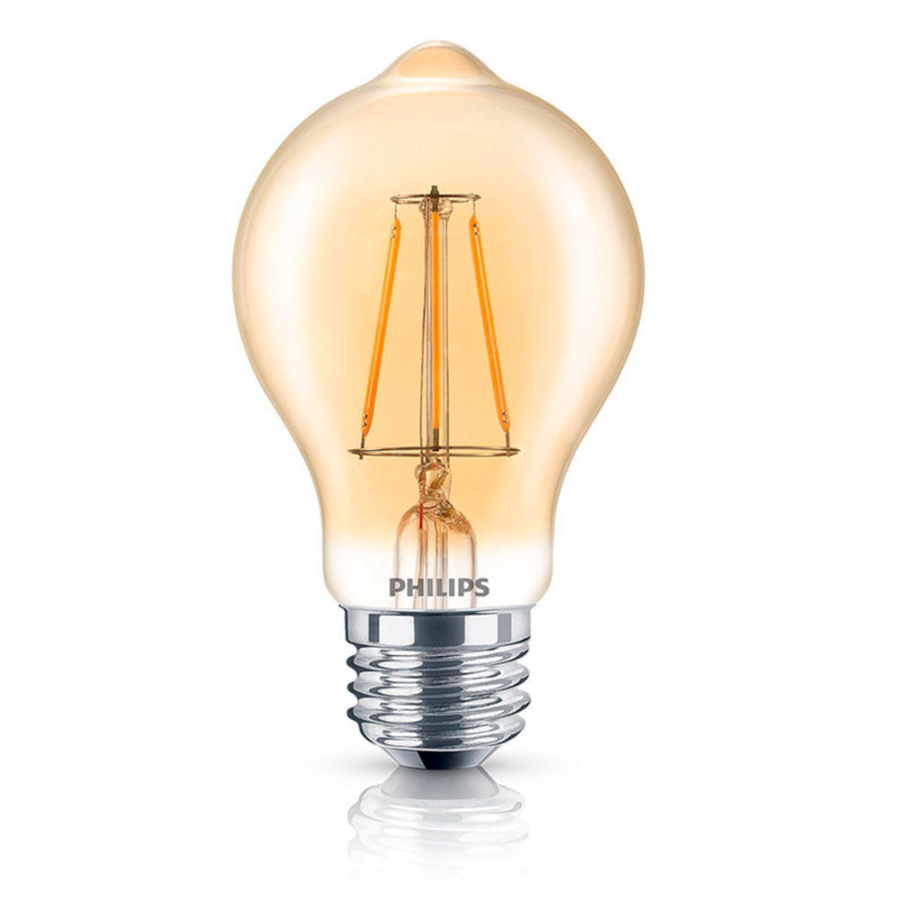 Bombillo LED vintage A19 4.5W E27 luz cálida Philips