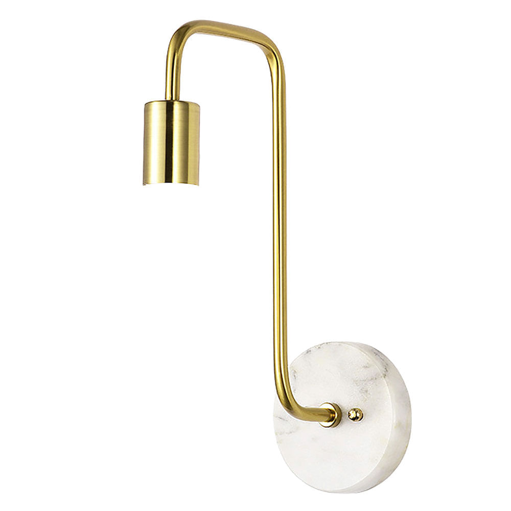 Lámpara pared Jazz Gold 1 luz E14 Lienxo