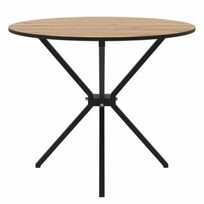 Mesa comedor Zep 75x90x90 cm Palermo/negro MODUOFI