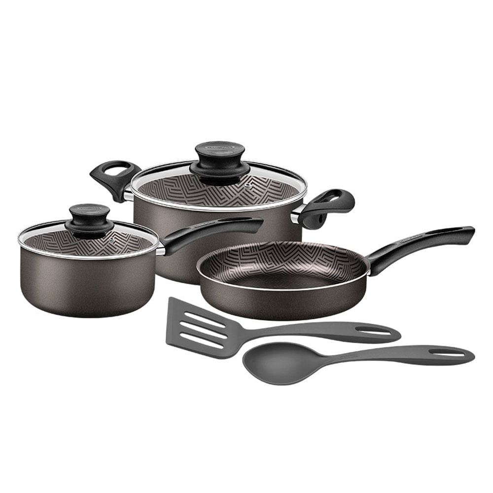 Batería de cocina 7piezas paris Tramontina