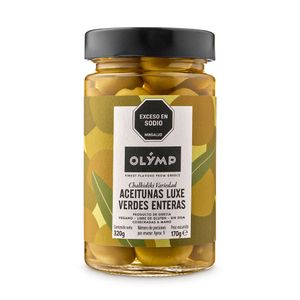 Aceitunas Luxe Verdes Enteras Olymp x320grs