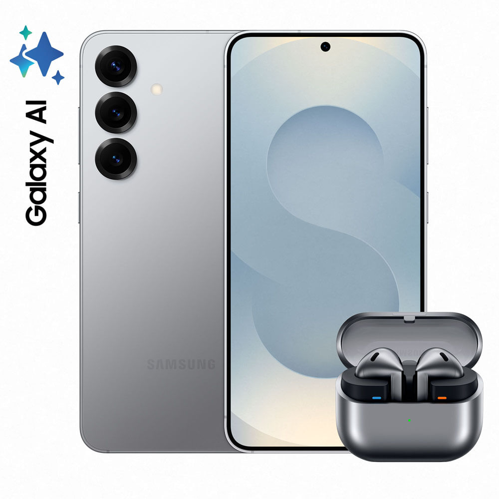 Celular Samsung Galaxy S25 12GB RAM 256GB Plateado + Buds 3